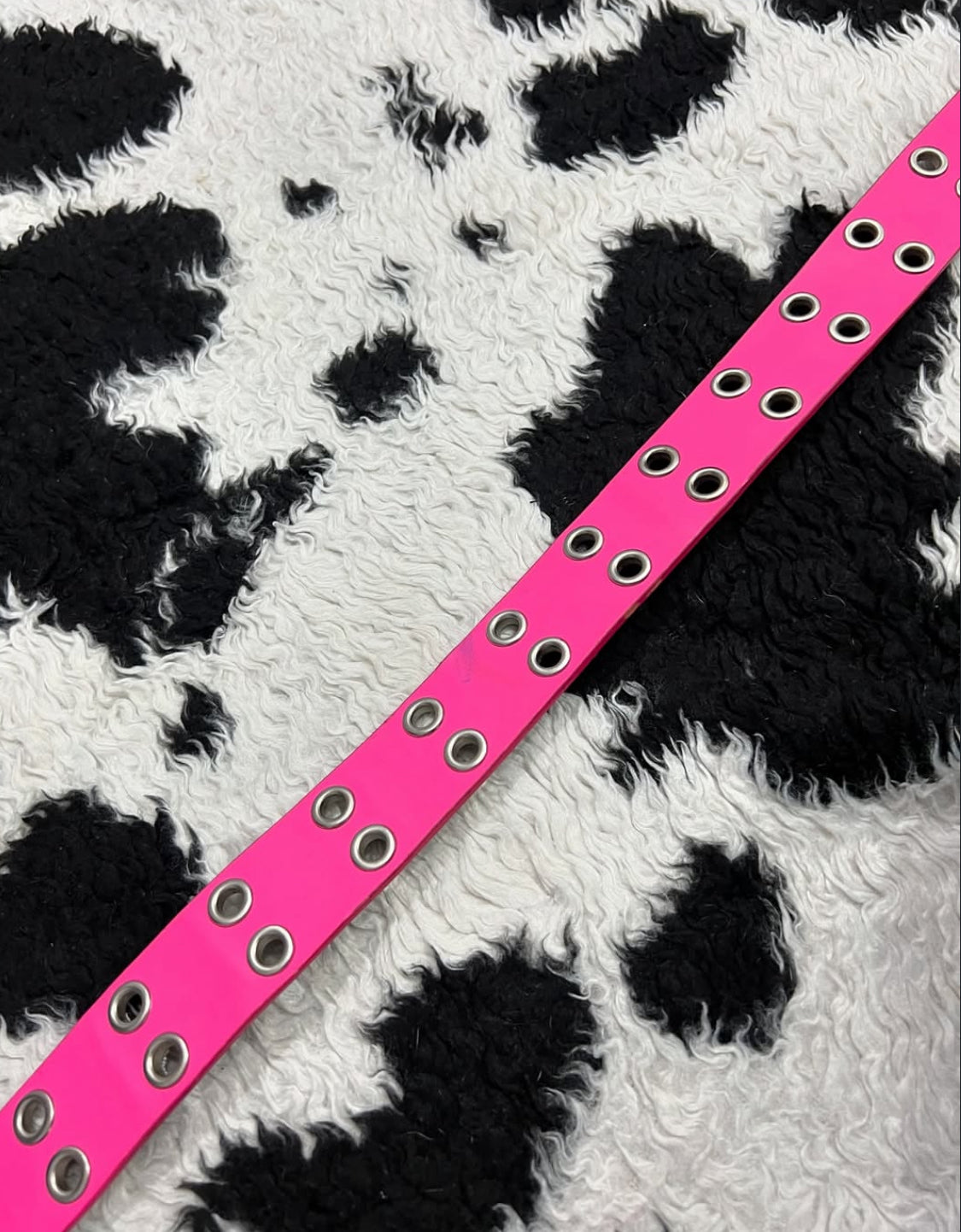 Pink Double-Holes Belt