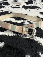 Pastel Embroidered Belt