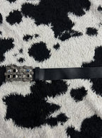 Vintage Black Buckle Belt