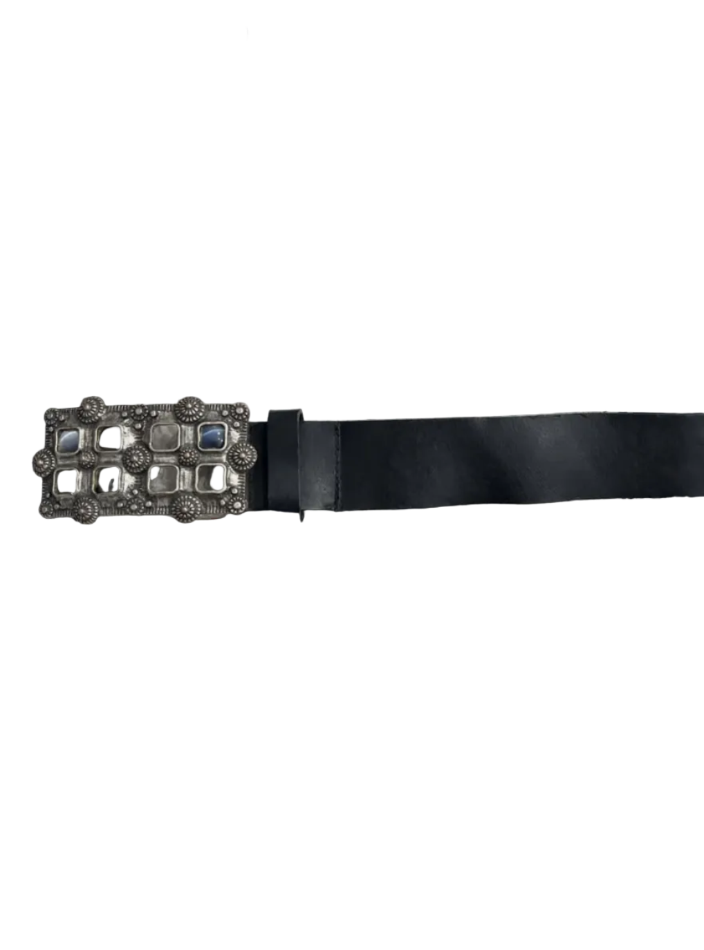 Vintage Black Buckle Belt