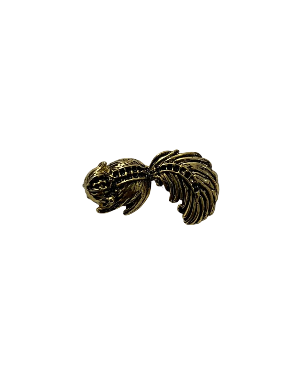 Squirrel Gold Metal Pin