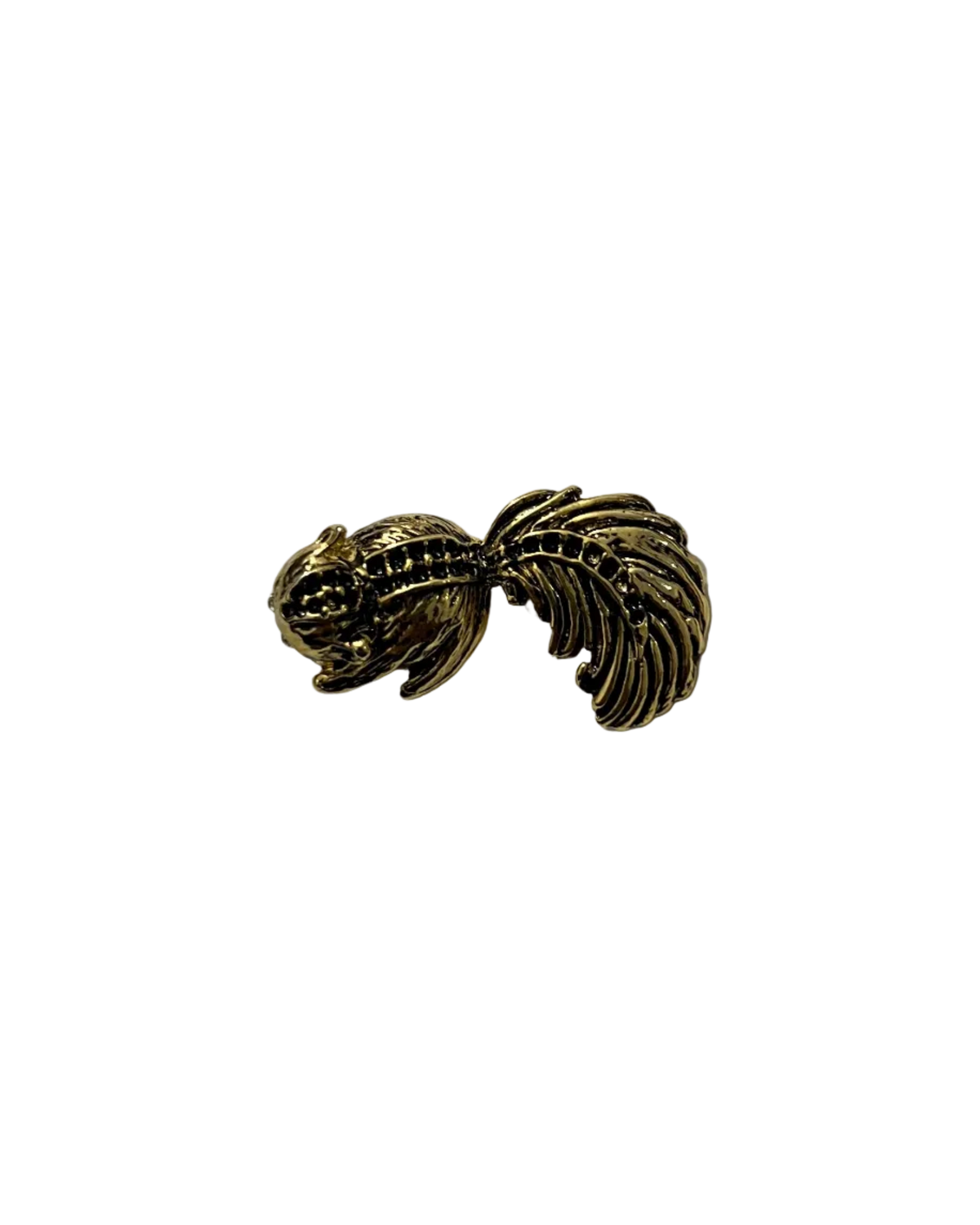 Squirrel Gold Metal Pin