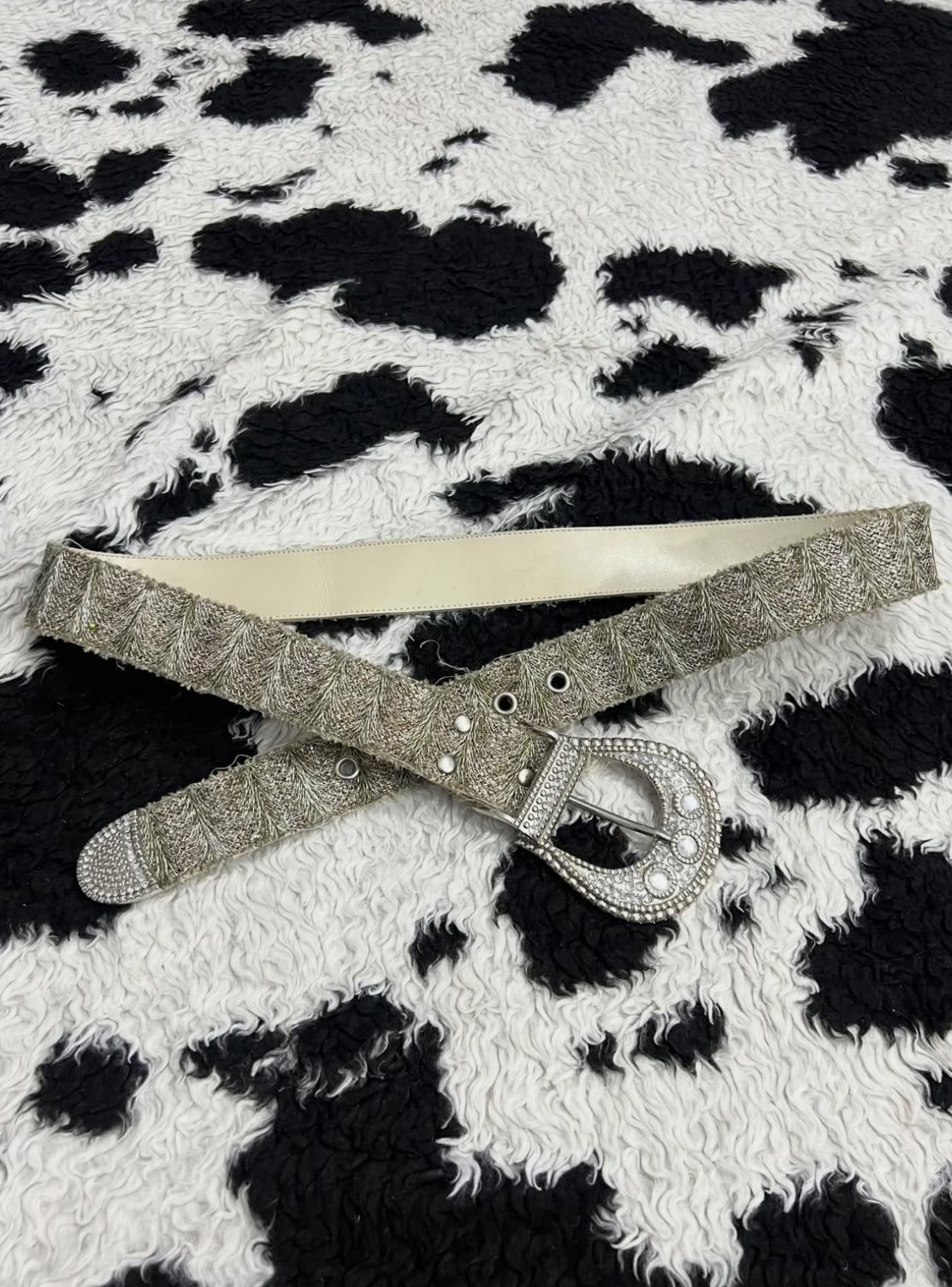 Vintage Laced Belt