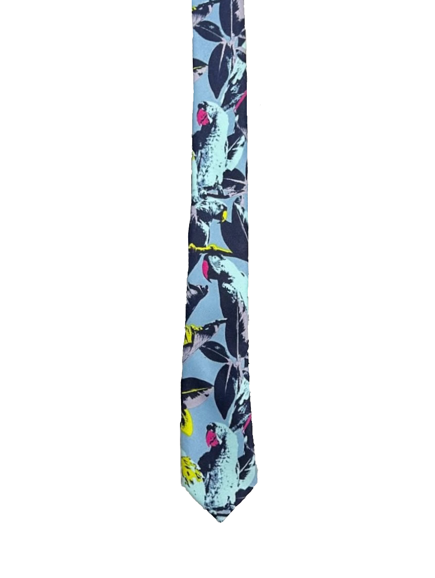 Narrow Parrots Tie