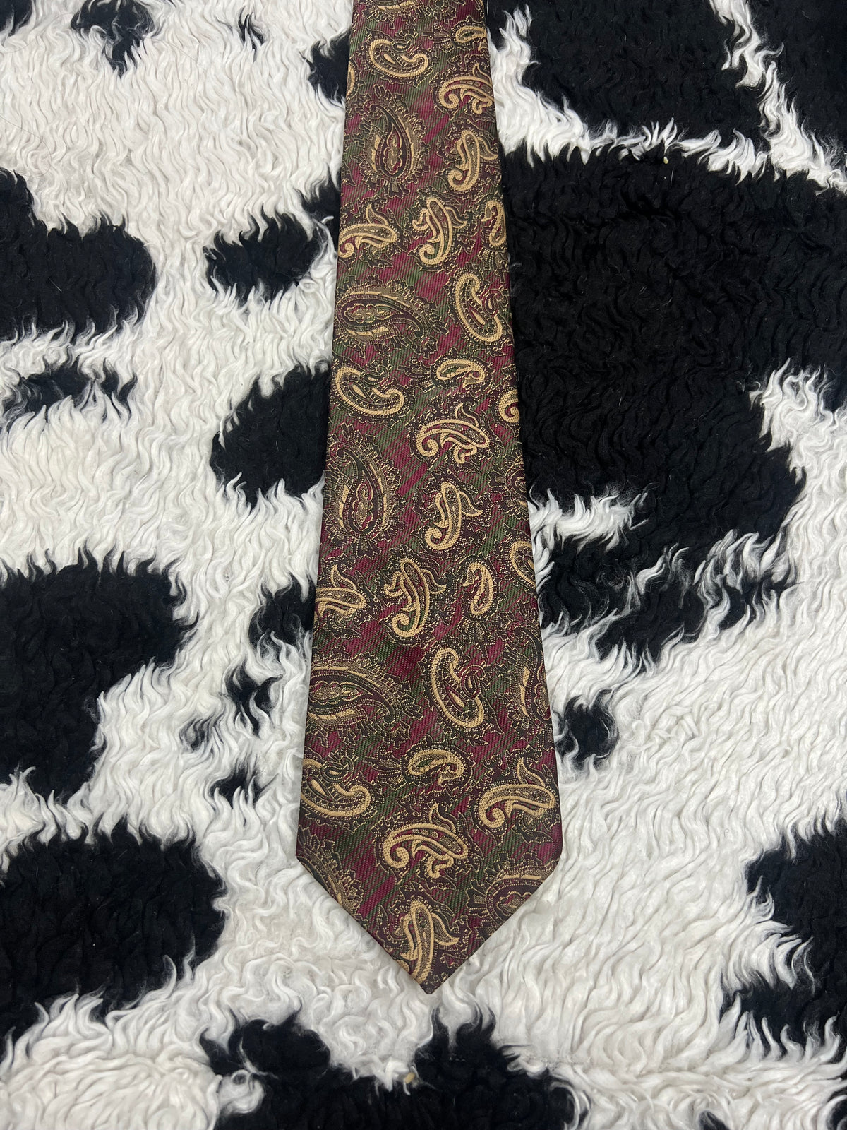 Jean Jacques Vivier Paisley Embroidered Tie