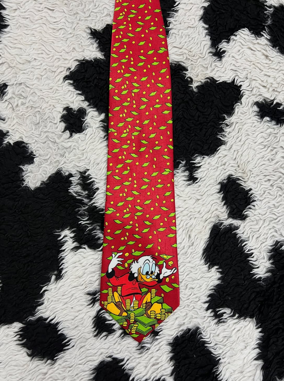 Disney Scrooge McDuck Money Tie
