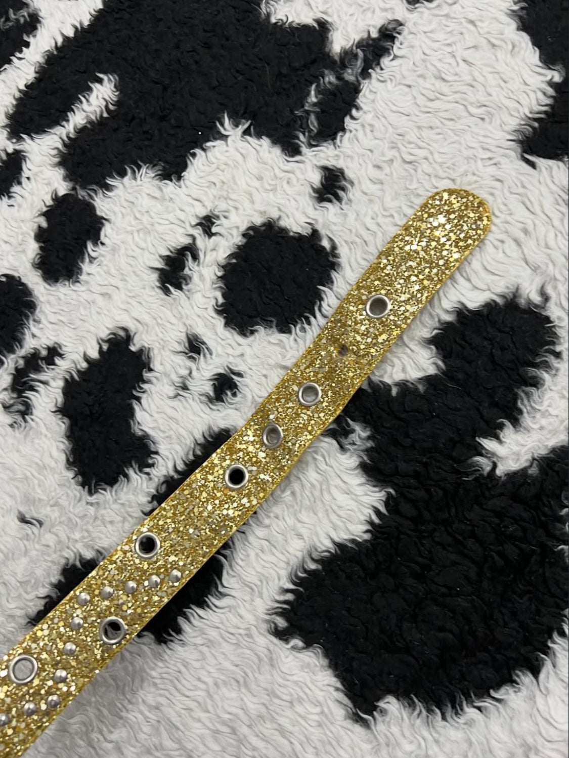 Golden Glitter Belt