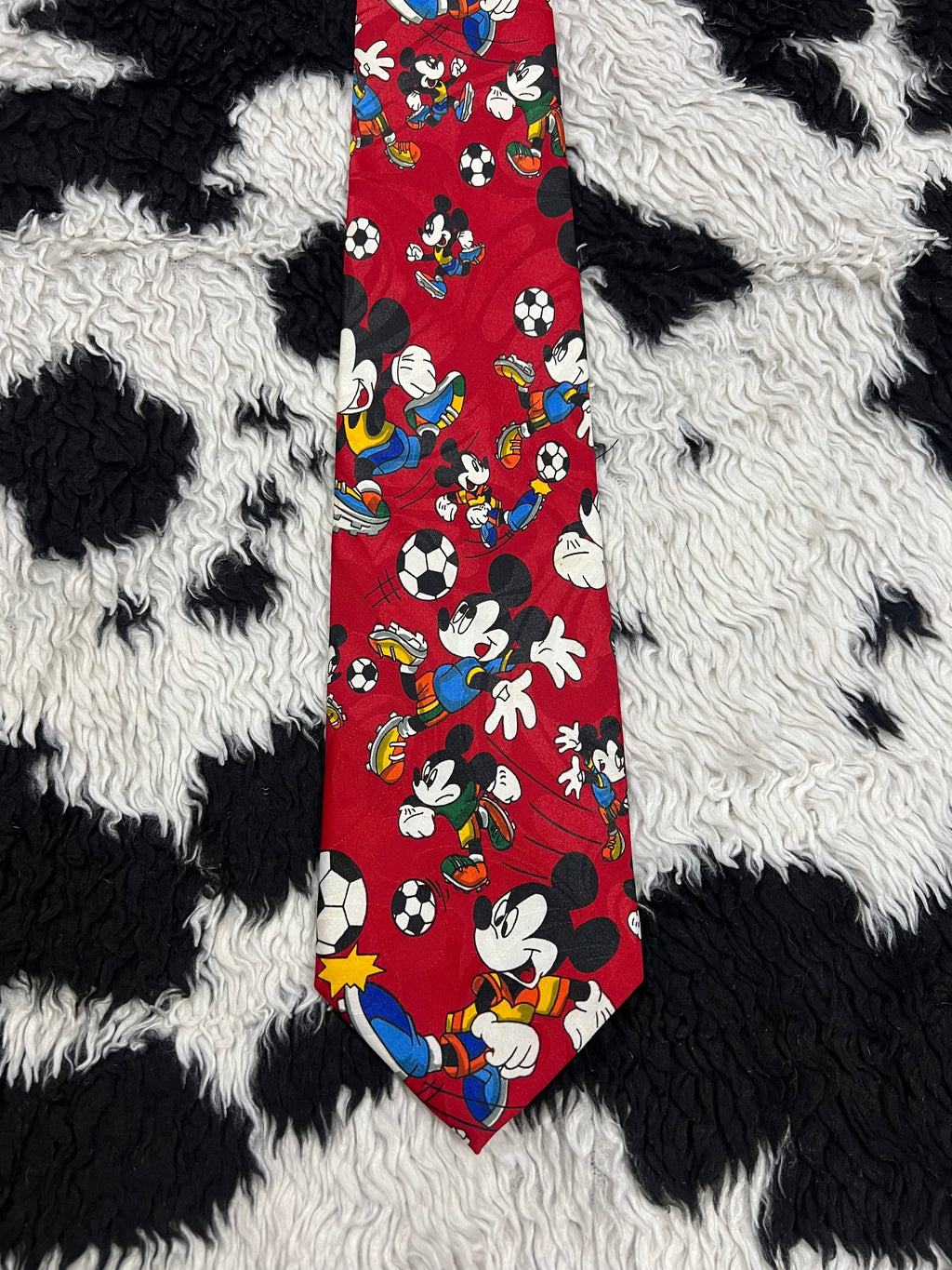 Mickey Mouse Football Tie