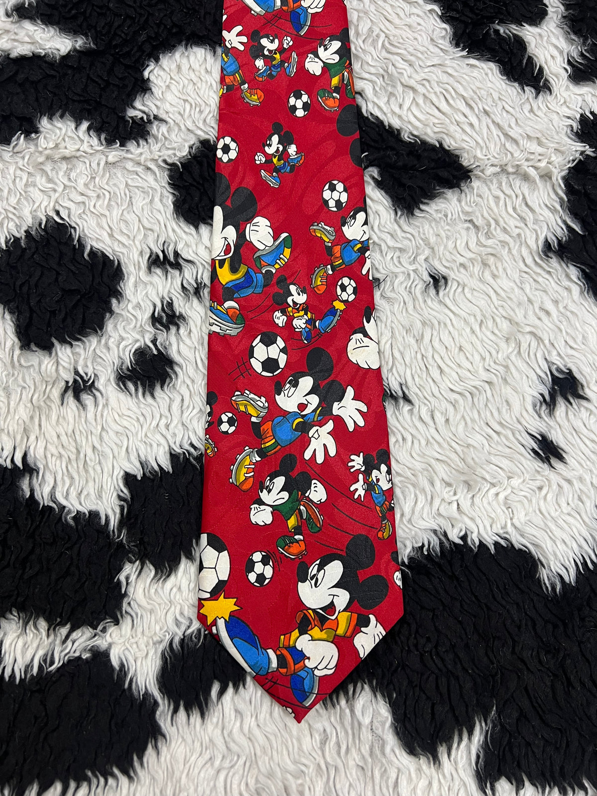 Mickey Mouse Football Tie