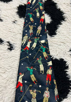 Golfing Graphic Tie
