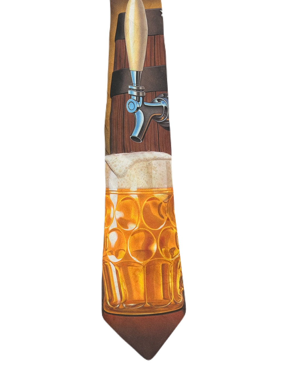 Vintage 1996 Ralph Marlin "Filler Up" Beer Tie