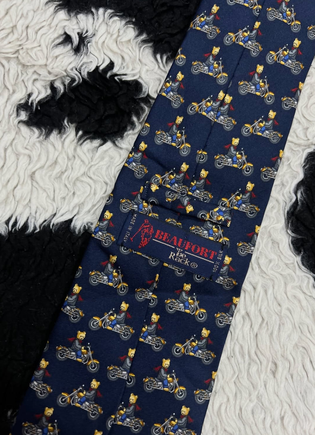 Biker Bear Tie