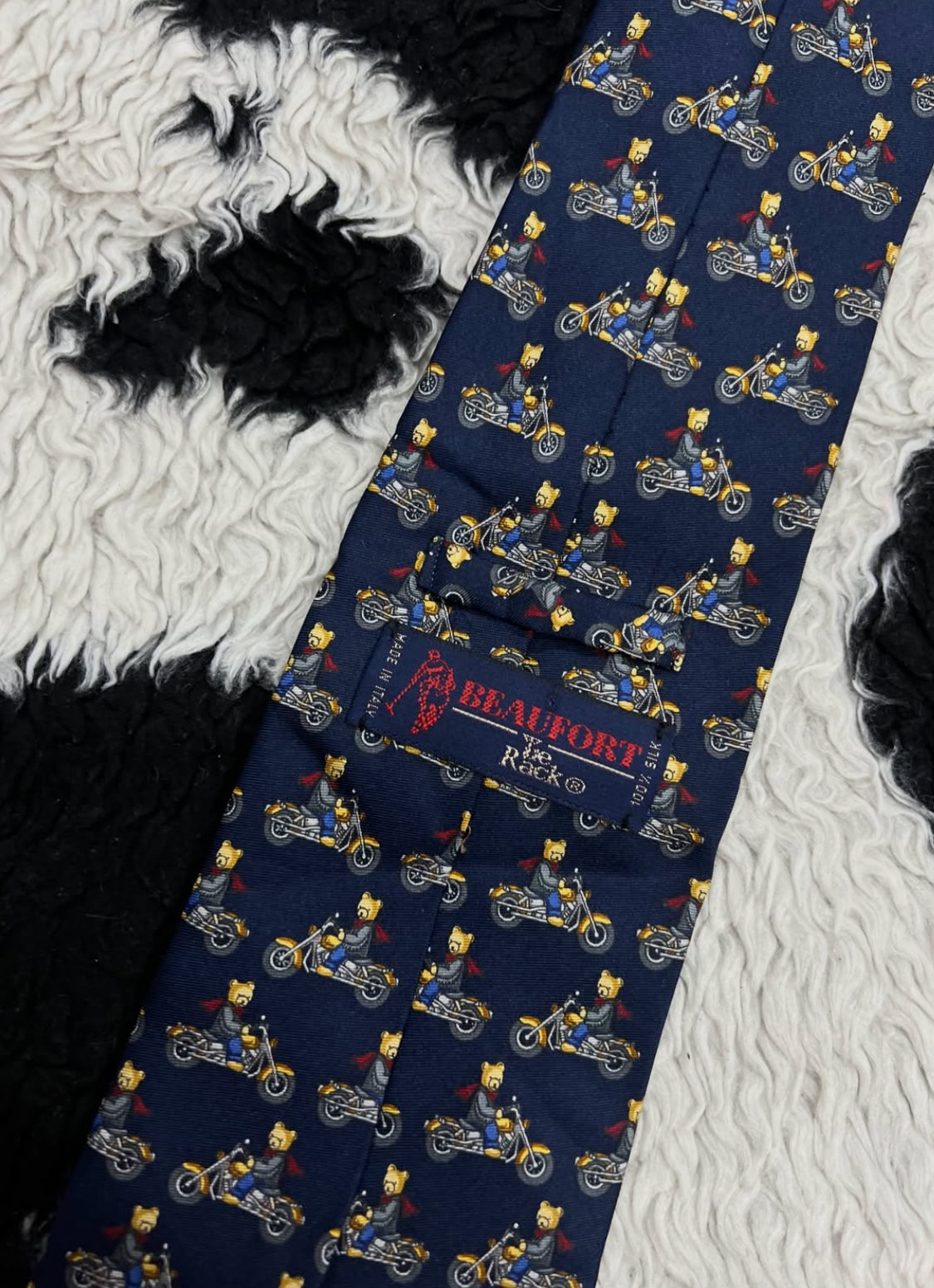 Biker Bear Tie