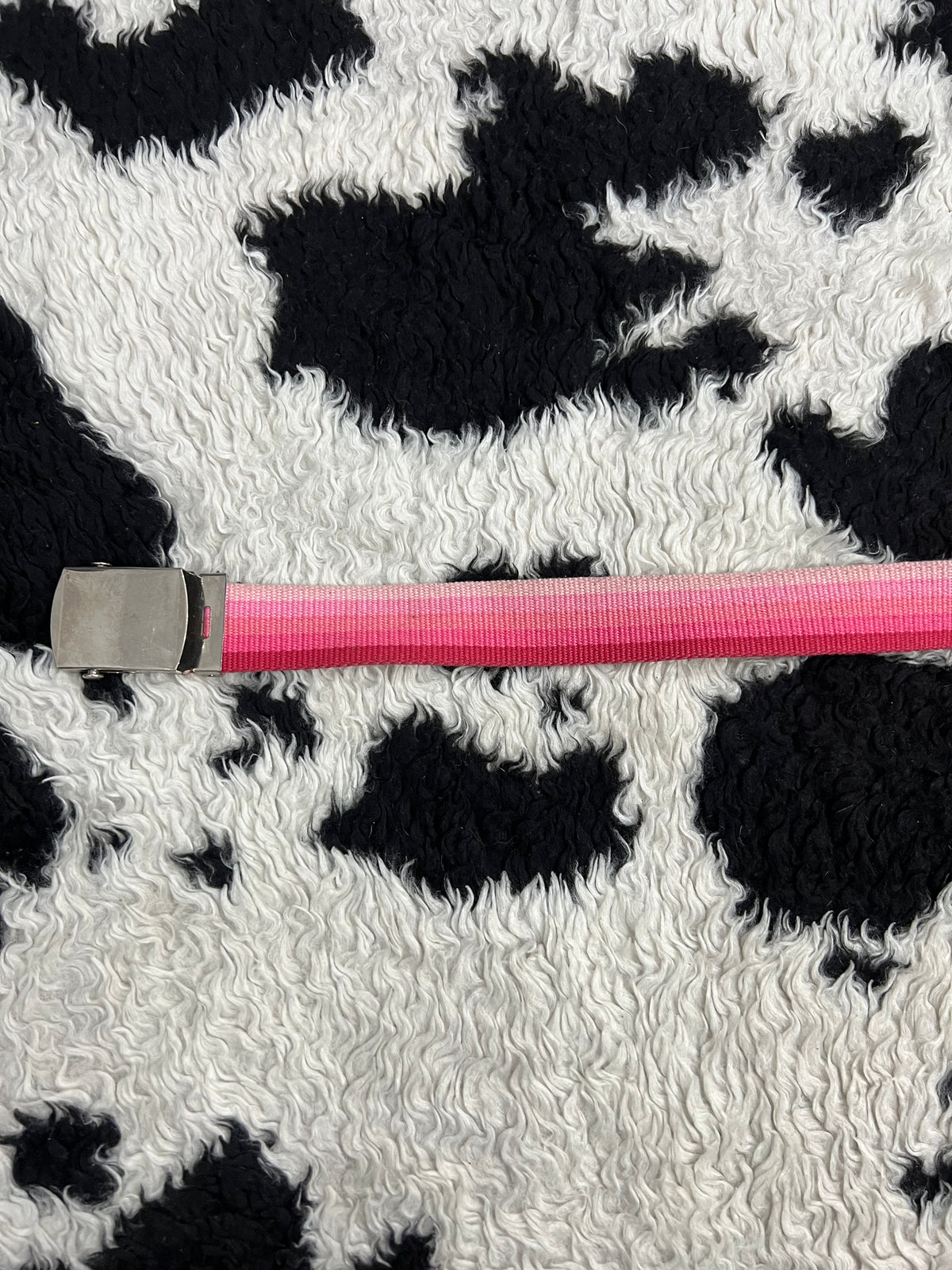 Shaded Pink Buckle Belt