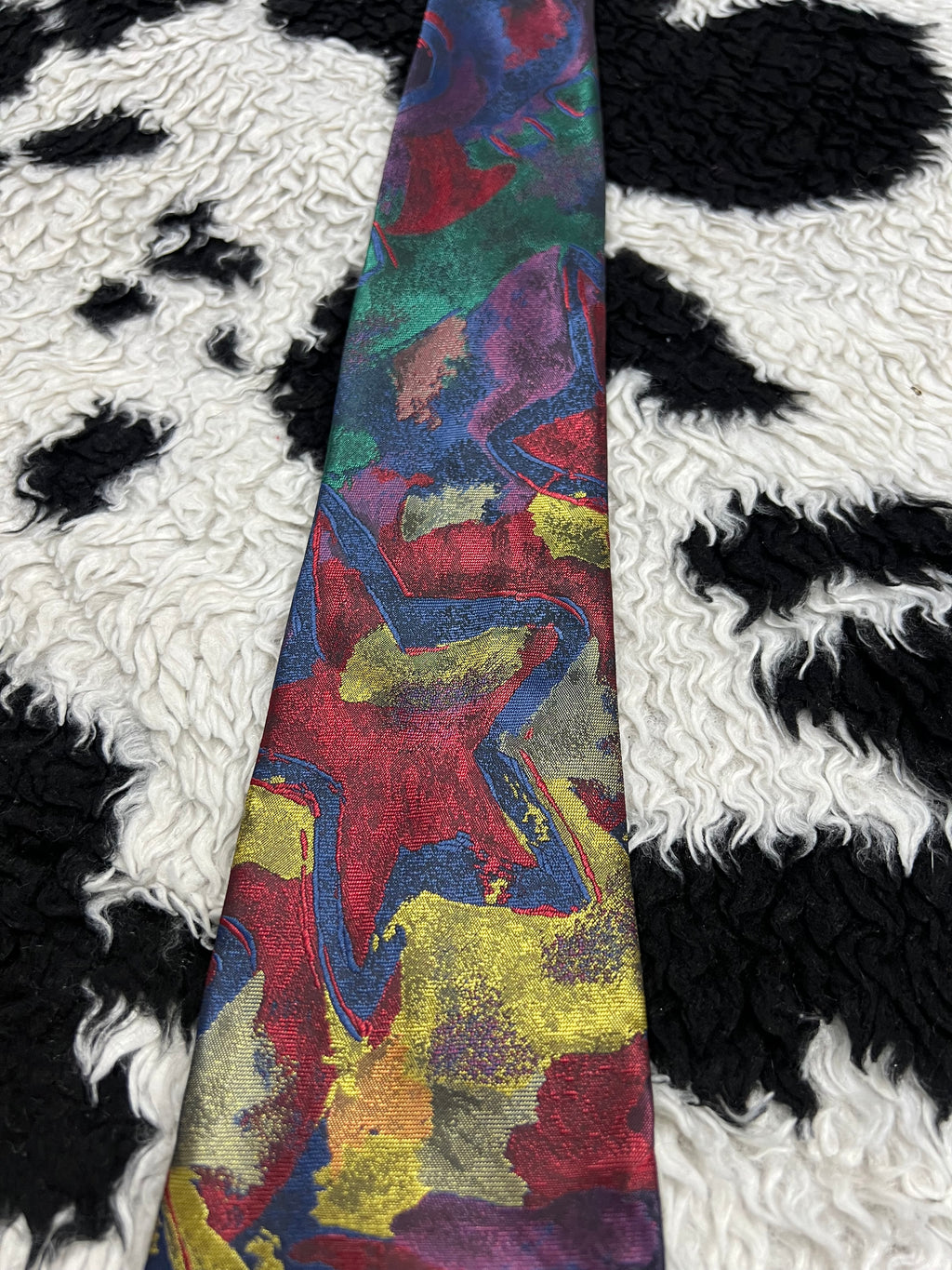 Burton Fully Embroidered Stars Tie