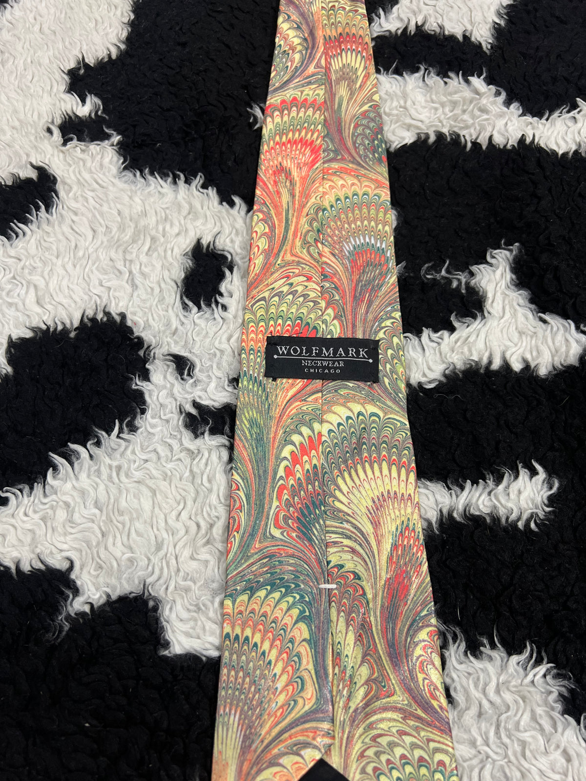Wolfmark Marbling Tie