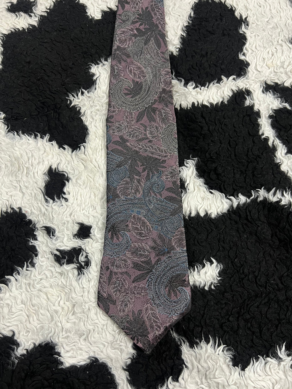 Henley Fully Embroidered Floral Tie