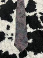 Henley Fully Embroidered Floral Tie