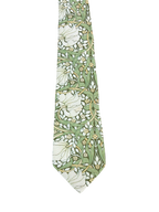 Green Floral Graphic Tie