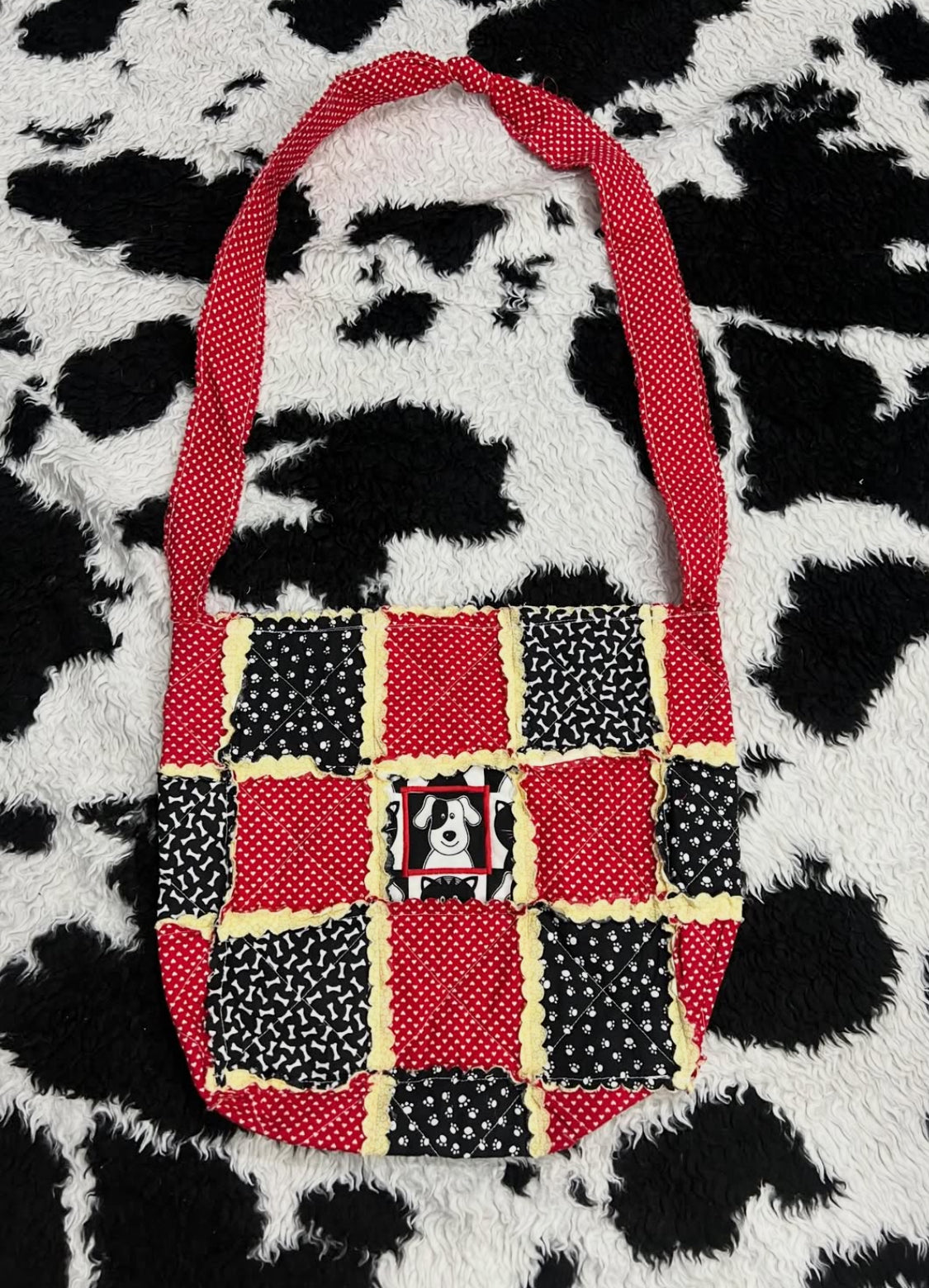 Patchwork Cottagecore Dog Bag