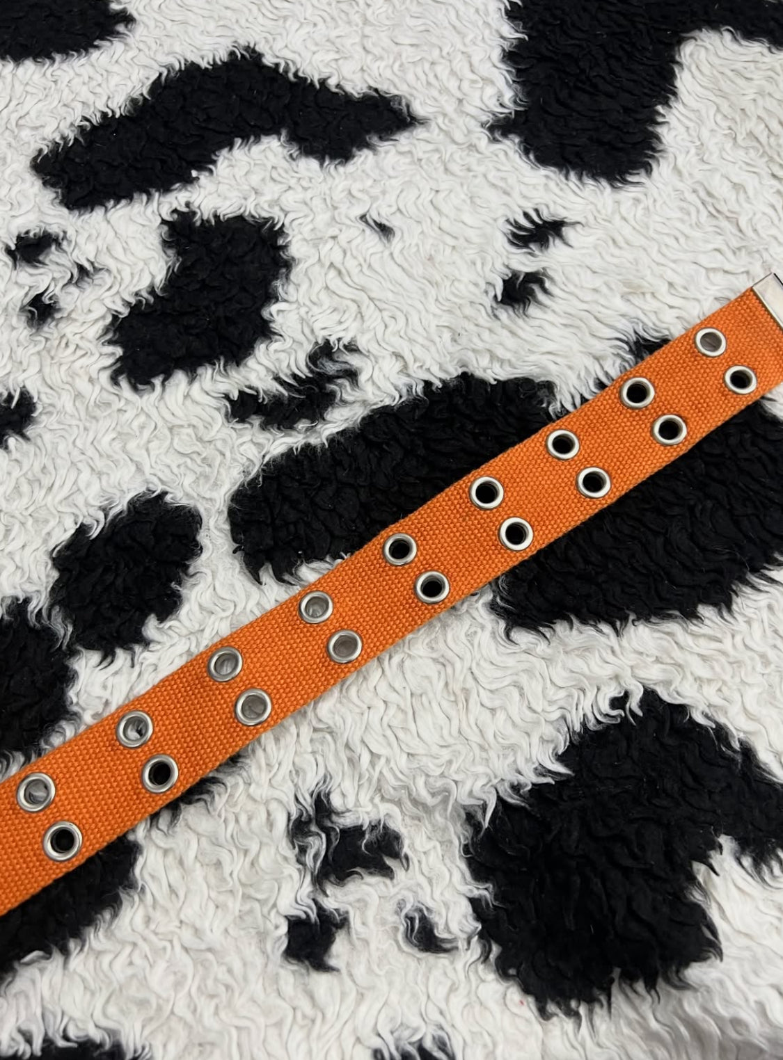 Orange Double-Hole Belt