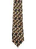 Black Flying Mallards Tie