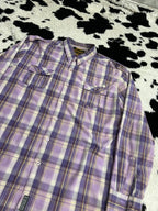 Petroleum Embroidered Buttonup