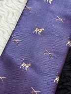 Dogs & Rifles Embroidered Tie