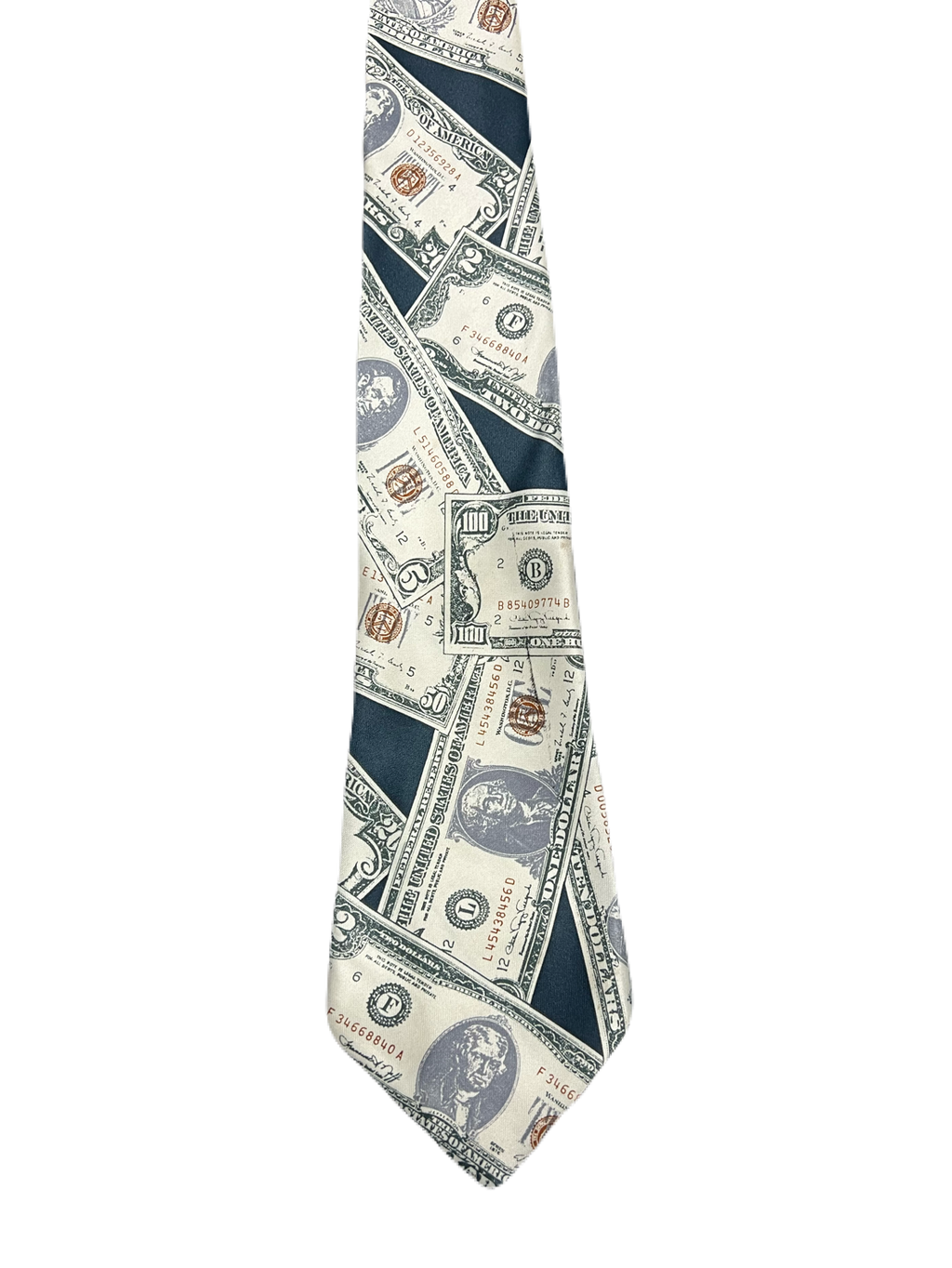 US Dollars Graphic Tie