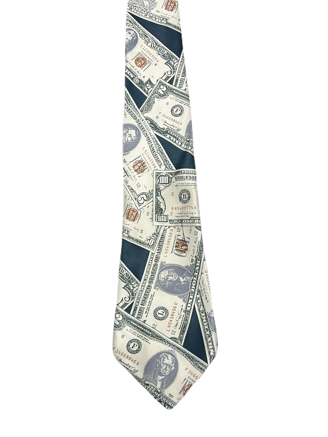 US Dollars Graphic Tie