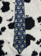 Crane in Pond Tie