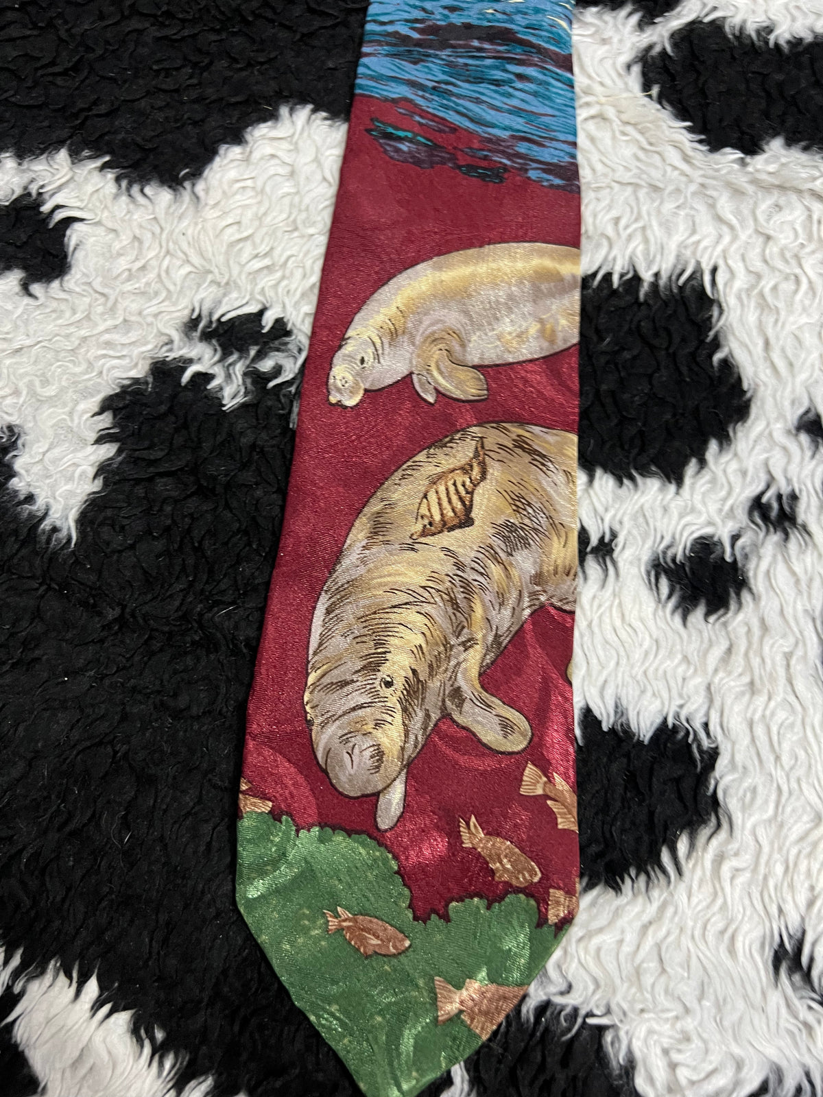 Fish & Manatees Tie