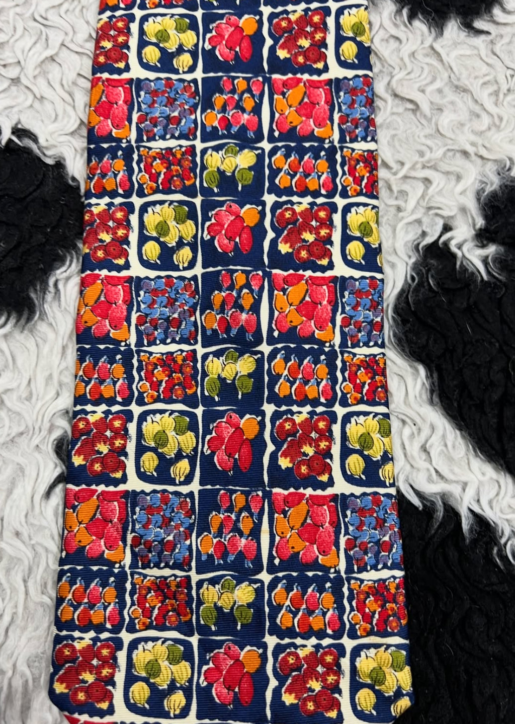 Vibrant Fruits Tie