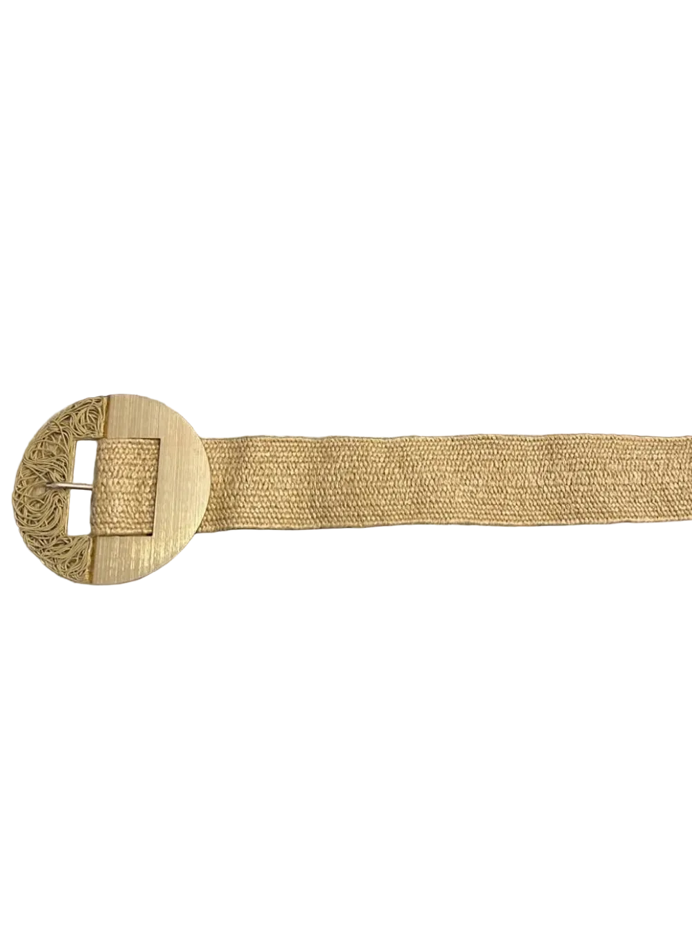 Canvas Circular Buckle Belt