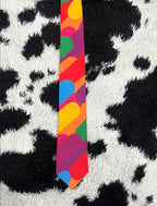 Vibrant Rainbow Tie