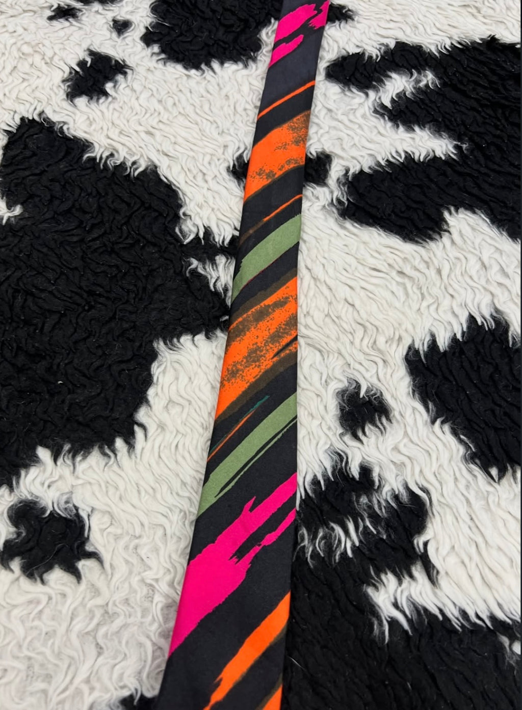 Black Abstract Art Tie
