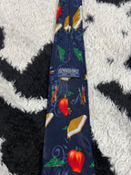 Books & Apples Tie