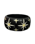 Black Sparkle Stars Bangle