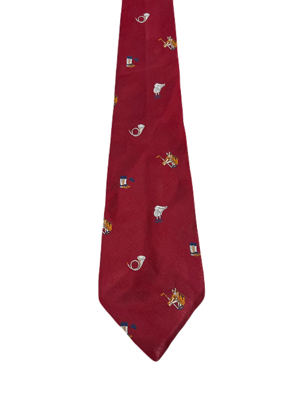Equestrian Embroidered Tie