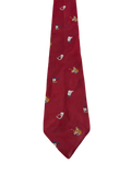 Equestrian Embroidered Tie