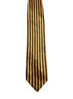 Orange & Black Striped Tie