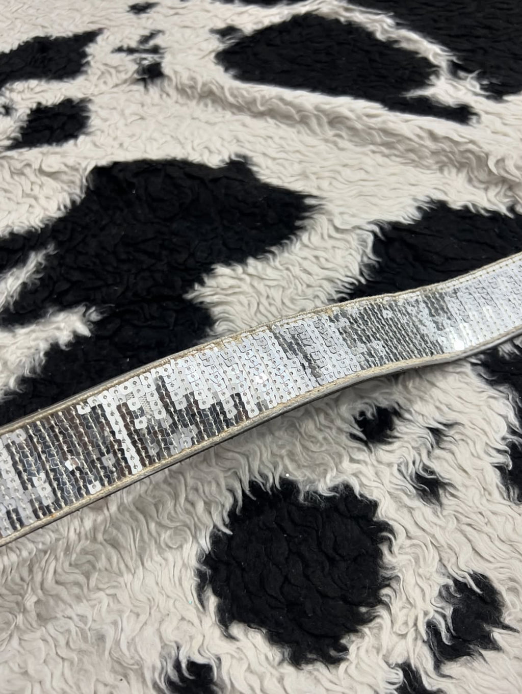 Silver Sparkle Belt