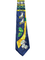 Ice Hockey Graphic Tie