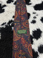 Lloyd Attree Paisley Embroidered Tie