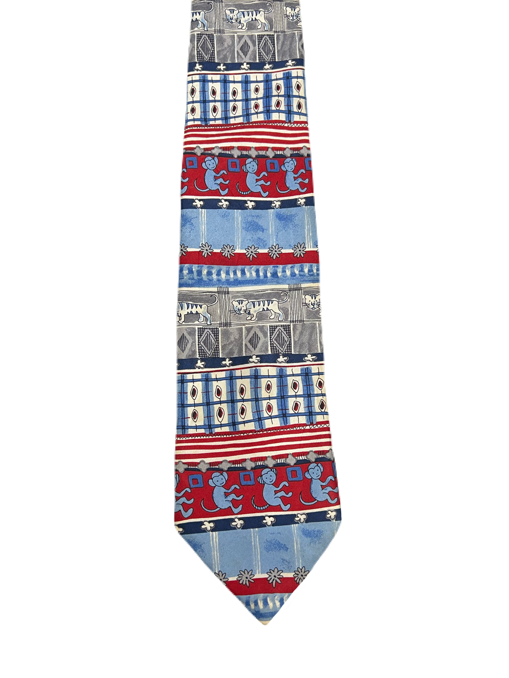 Tigers & Monkeys Tie