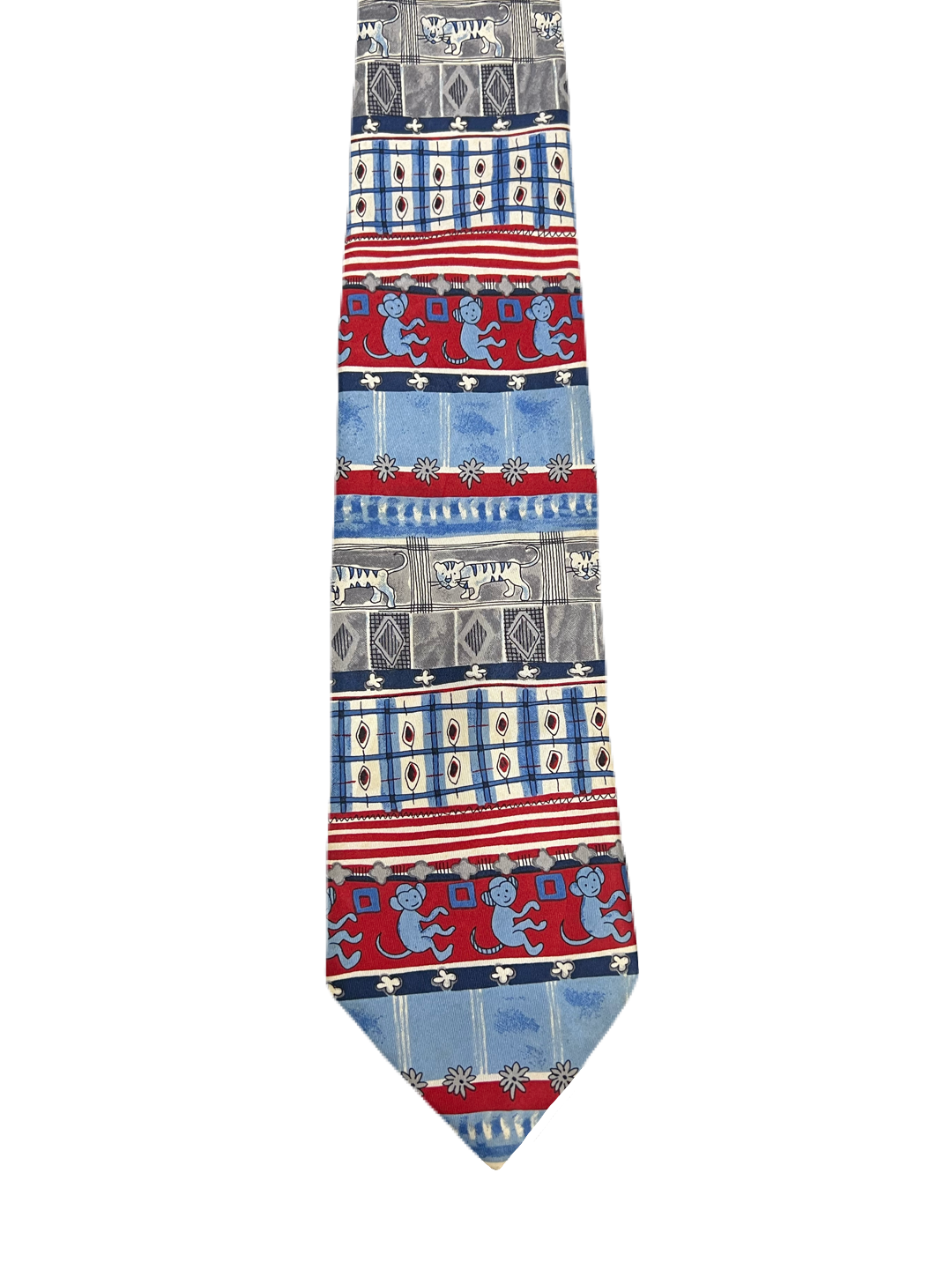 Tigers & Monkeys Tie