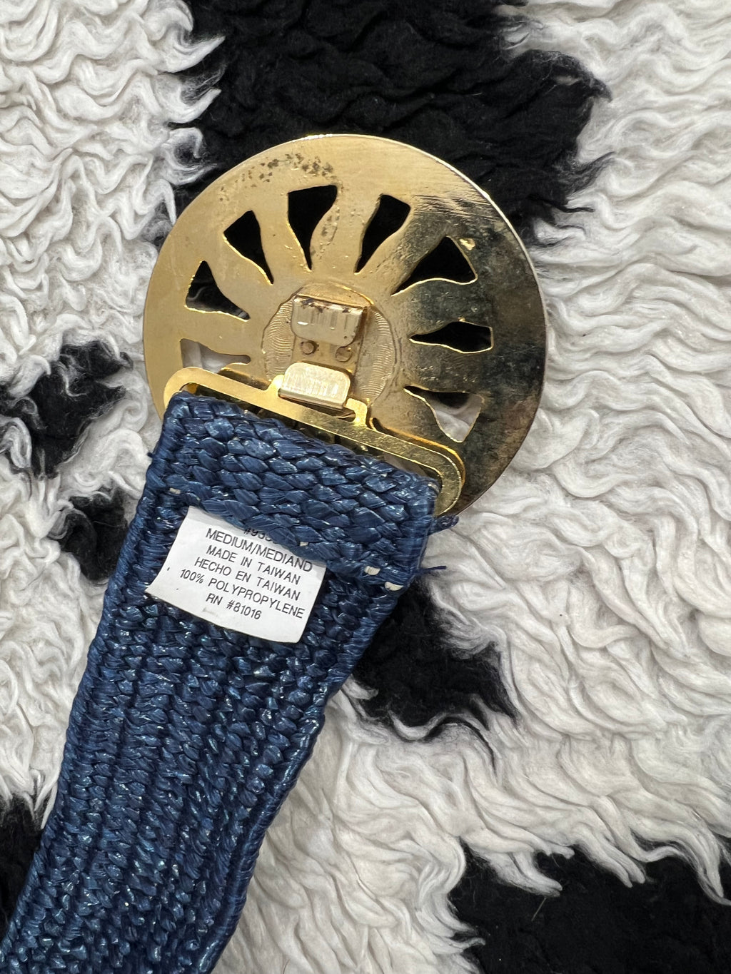 Sun Buckle Elastic Belt