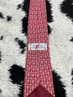 UK Stamp Embroidered Tie