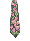 Tulips Painted Tie