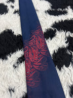 Canda Blue & Red Pailsey Narrow Tie